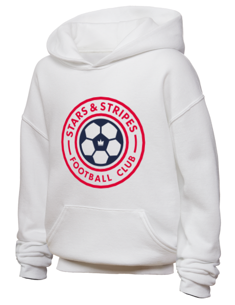 Stars & Stripes Soccer Youth Hooded Sweatshirt | Swagsta