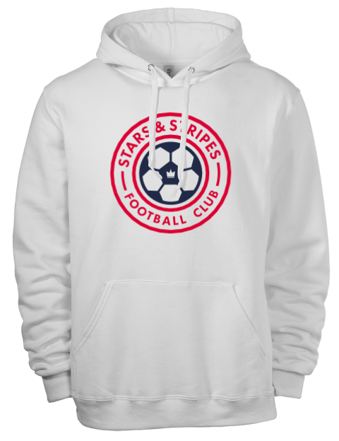 Stars & Stripes Soccer Eco Premium Unisex Hooded Sweatshirt | Swagsta