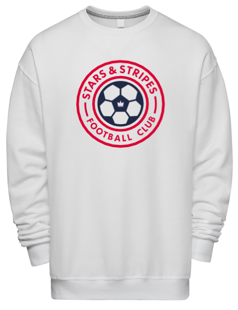Stars & Stripes Soccer Premium Unisex Crewneck Sweatshirt | Swagsta