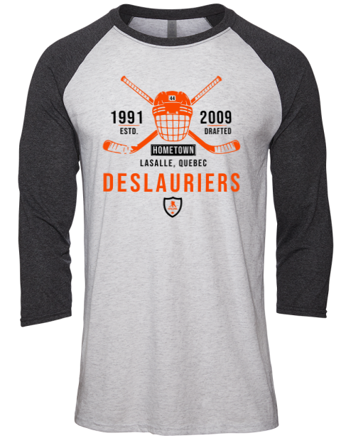 Classic Heritage Nicolas Deslauriers Unisex Premium Three-Quarter Raglan T-Shirt | Swagsta