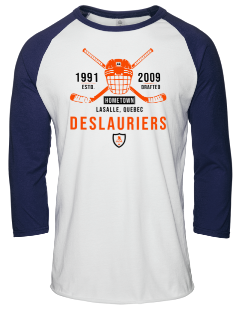 Classic Heritage Nicolas Deslauriers Unisex Premium Three-Quarter Raglan T-Shirt | Swagsta