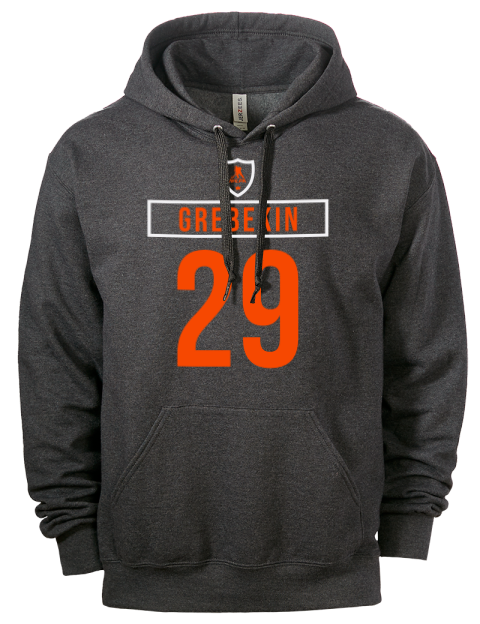 Away Jersey Nikita Grebekin Eco Premium Unisex Hooded Sweatshirt | Swagsta