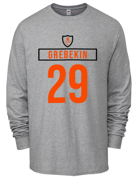 Home Jersey Nikita Grebekin Men's Long-Sleeve T-Shirt | Swagsta