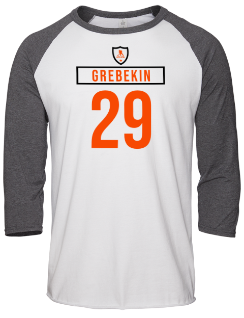 Home Jersey Nikita Grebekin Unisex Premium Three-Quarter Raglan T-Shirt | Swagsta