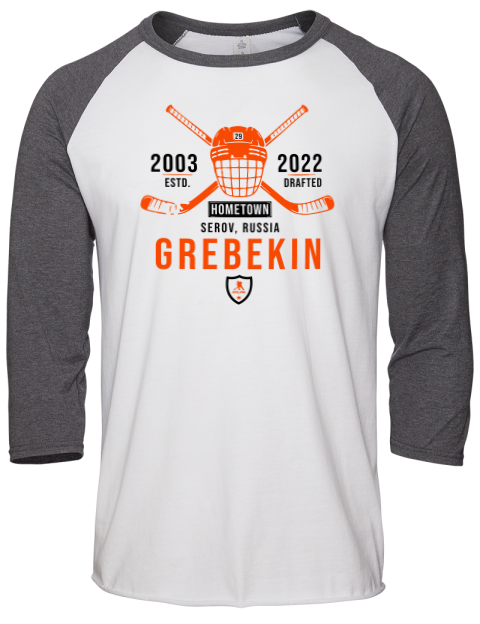Classic Heritage Nikita Grebekin Unisex Premium Three-Quarter Raglan T-Shirt | Swagsta