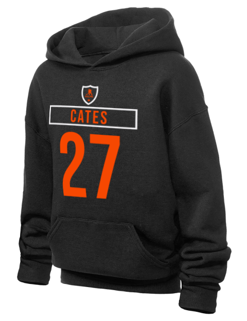 Away Jersey Noah Cates Youth Hooded Sweatshirt | Swagsta