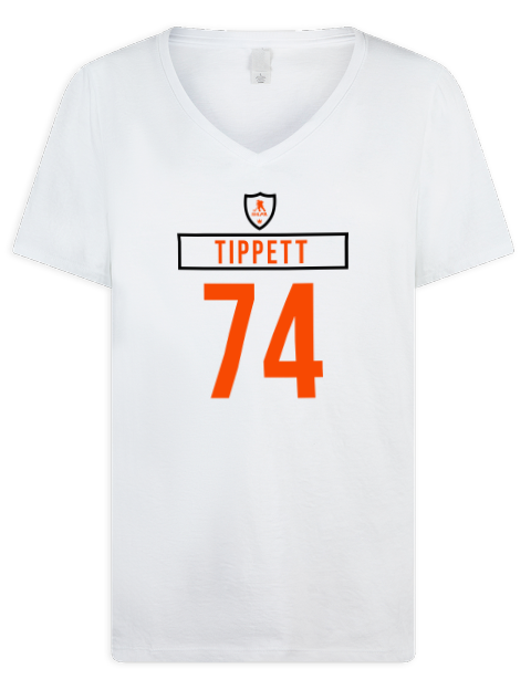 Home Jersey Owen Tippett Premium Ladies V-Neck T-Shirt | Swagsta