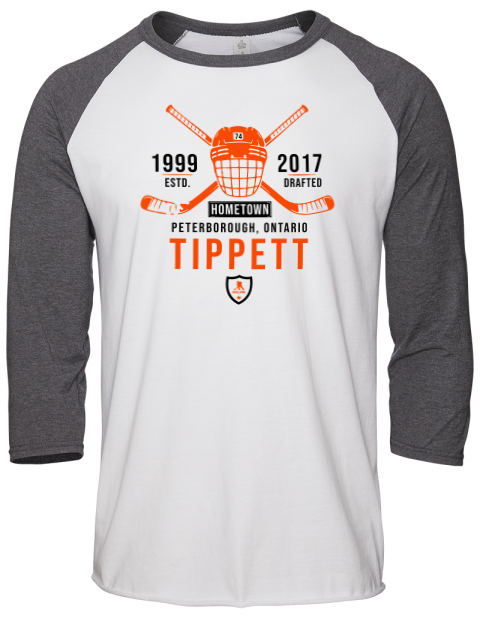 Classic Heritage Owen Tippett Unisex Premium Three-Quarter Raglan T-Shirt | Swagsta
