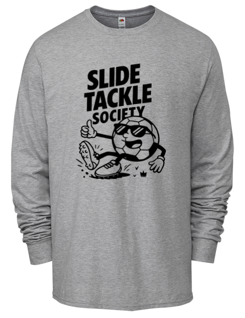 Slide Tackle Society Soccer Men's Long-Sleeve T-Shirt | Swagsta