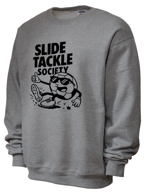 Slide Tackle Society Soccer Unisex Crewneck Sweatshirt | Swagsta