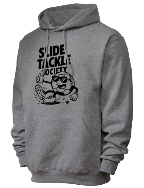 Slide Tackle Society Soccer Unisex Hooded Sweatshirt | Swagsta