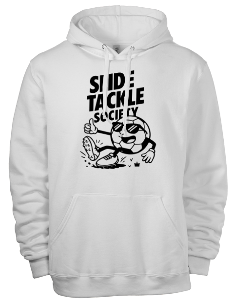 Slide Tackle Society Soccer Eco Premium Unisex Hooded Sweatshirt | Swagsta