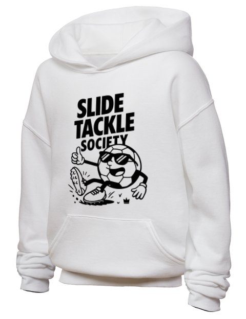Slide Tackle Society Soccer Youth Hooded Sweatshirt | Swagsta