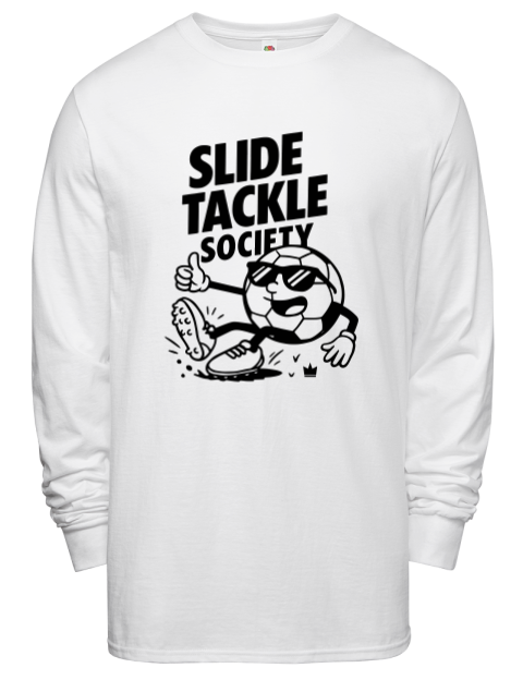 Slide Tackle Society Soccer Men's Long-Sleeve T-Shirt | Swagsta
