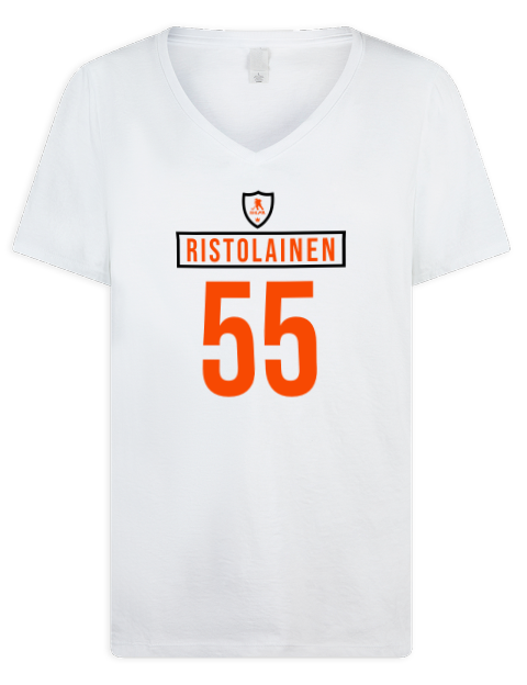 Home Jersey Rasmus Ristolainen Premium Ladies V-Neck T-Shirt | Swagsta