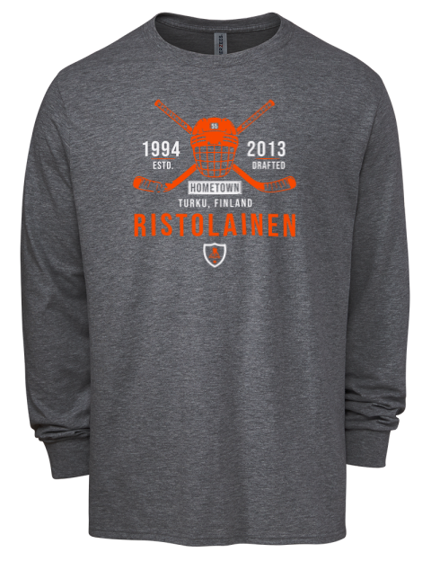 Heritage Rasmus Ristolainen Men's Premium Blend Long Sleeve-T-Shirt | Swagsta