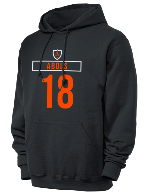 Away Jersey Rodrigo Abols Unisex Hooded Sweatshirt | Swagsta