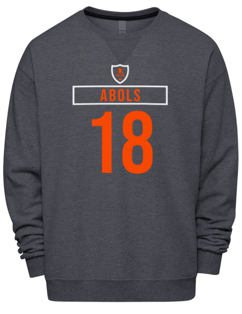 Away Jersey Rodrigo Abols Premium Unisex Crewneck Sweatshirt | Swagsta