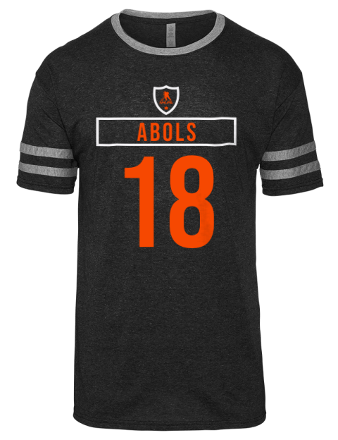 Away Jersey Rodrigo Abols Men's Tri-Blend T-Shirt | Swagsta