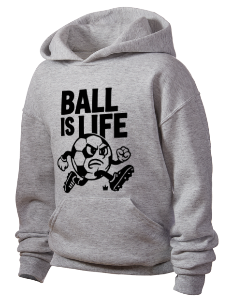 Ball is Life Soccer Youth Hooded Sweatshirt | Swagsta