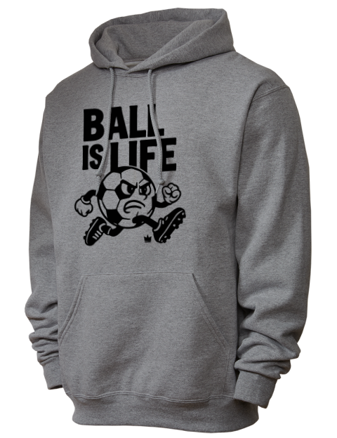 Ball is Life Soccer Unisex Hooded Sweatshirt | Swagsta