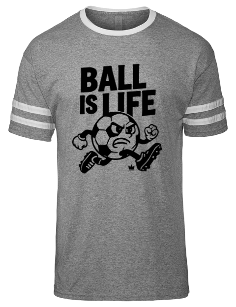 Ball is Life Soccer Men's Tri-Blend T-Shirt | Swagsta