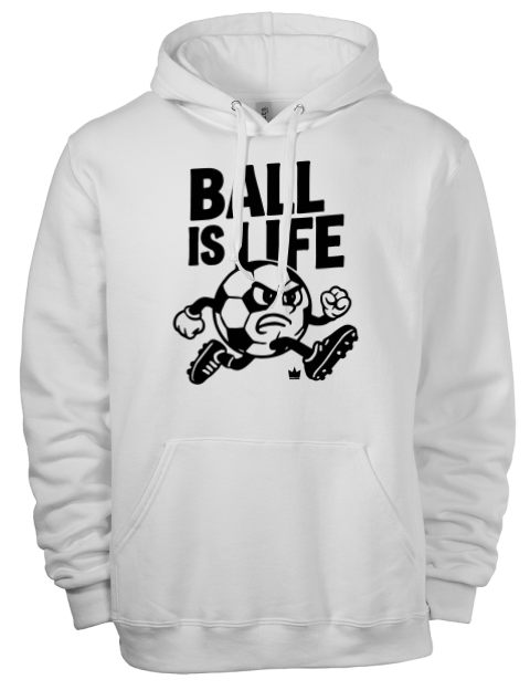 Ball is Life Soccer Eco Premium Unisex Hooded Sweatshirt | Swagsta