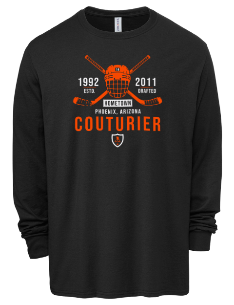 Heritage Sean Couturier Men's Premium Blend Long Sleeve-T-Shirt | Swagsta