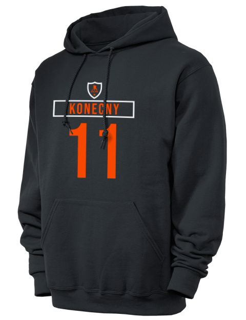 Away Jersey Travis Konecny Unisex Hooded Sweatshirt | Swagsta