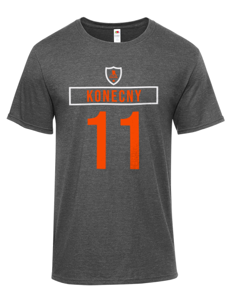 Away Jersey Travis Konecny Iconic Men's T-Shirt | Swagsta