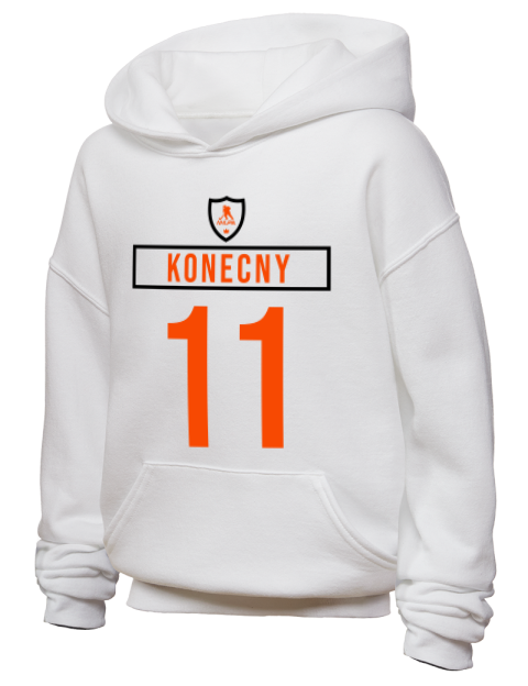 Home Jersey Travis Konecny Youth Hooded Sweatshirt | Swagsta