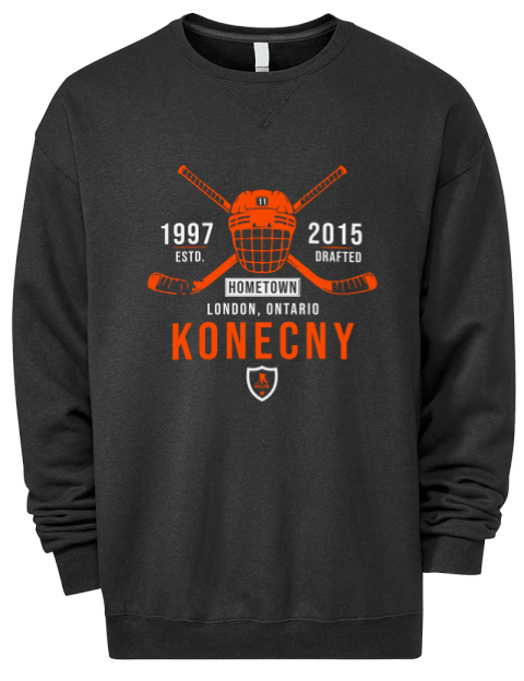 Heritage Travis Konecny Premium Unisex Crewneck Sweatshirt | Swagsta