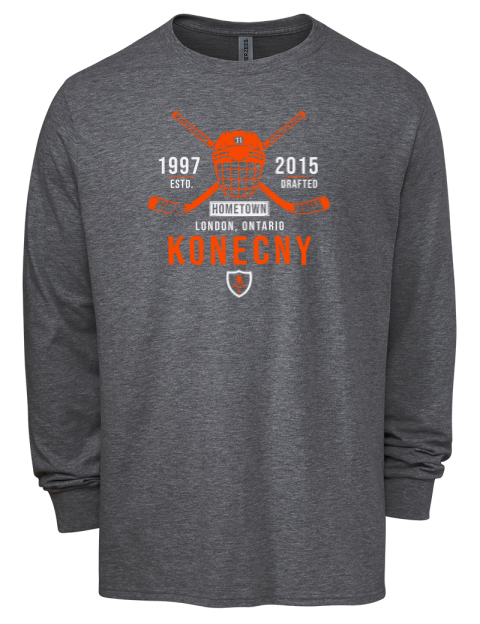 Heritage Travis Konecny Men's Premium Blend Long Sleeve-T-Shirt | Swagsta