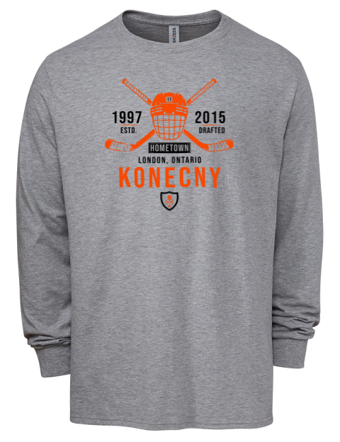 Classic Heritage Travis Konecny Men's Premium Blend Long Sleeve-T-Shirt | Swagsta