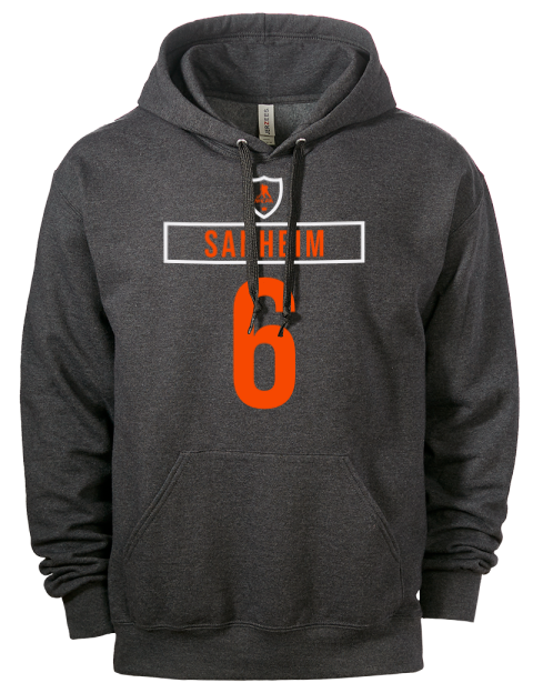 Away Jersey Travis Sanheim Eco Premium Unisex Hooded Sweatshirt | Swagsta