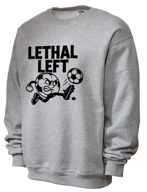 Lethal Left Soccer Unisex Crewneck Sweatshirt | Swagsta