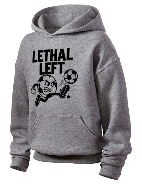 Lethal Left Soccer Youth Hooded Sweatshirt | Swagsta