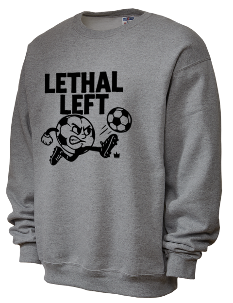 Lethal Left Soccer Unisex Crewneck Sweatshirt | Swagsta