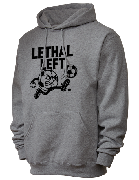 Lethal Left Soccer Unisex Hooded Sweatshirt | Swagsta