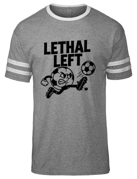 Lethal Left Soccer Men's Tri-Blend T-Shirt | Swagsta