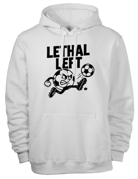 Lethal Left Soccer Eco Premium Unisex Hooded Sweatshirt | Swagsta