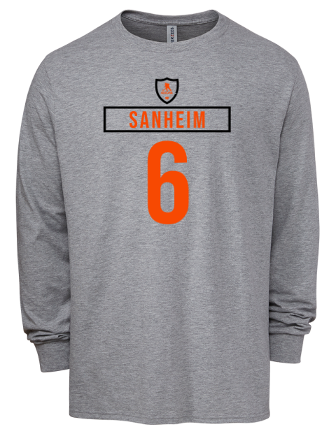 Home Jersey Travis Sanheim Men's Premium Blend Long Sleeve-T-Shirt | Swagsta