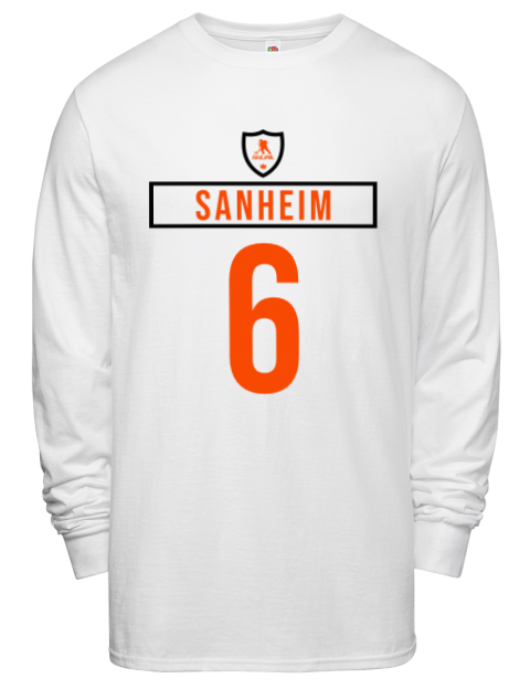 Home Jersey Travis Sanheim Men's Long-Sleeve T-Shirt | Swagsta