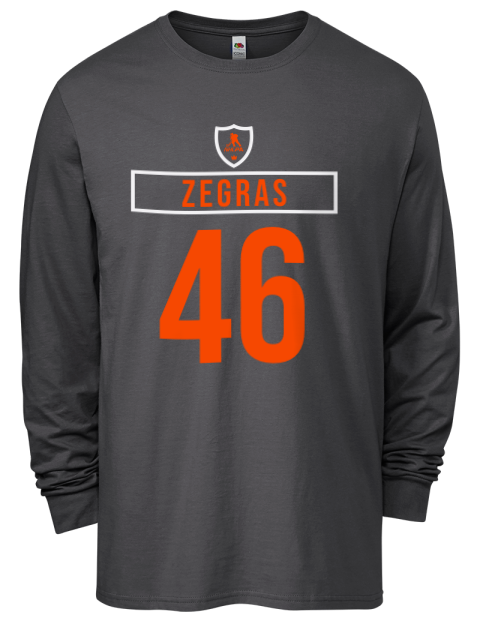 Away Jersey Trevor Zegras Men's Long-Sleeve T-Shirt | Swagsta