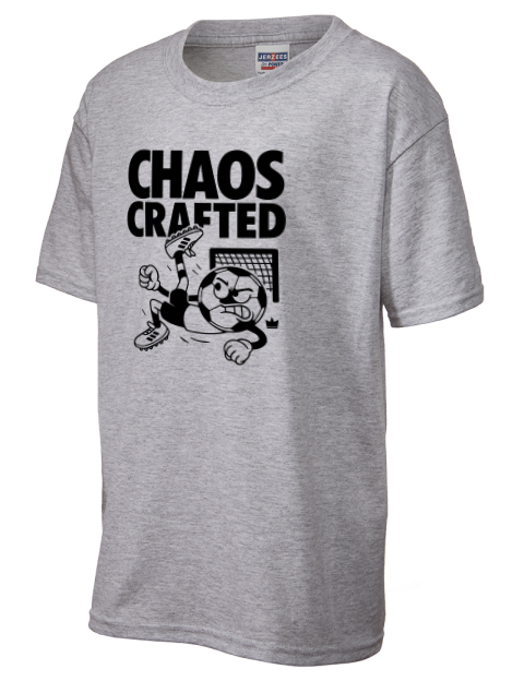 Chaos Crafted Soccer Youth T-Shirt | Swagsta