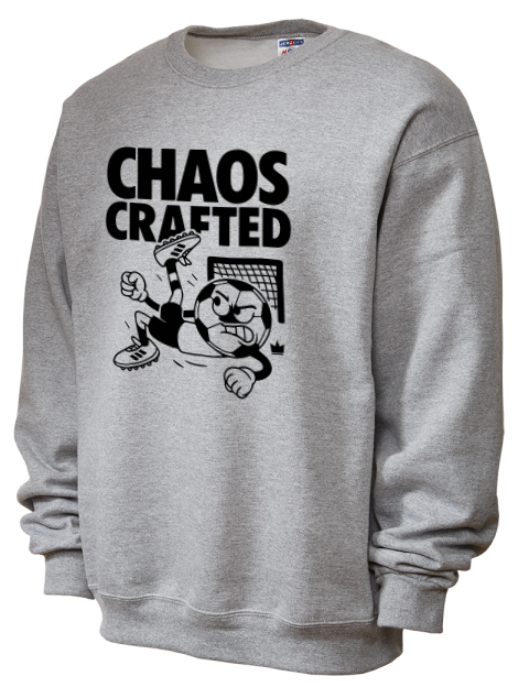 Chaos Crafted Soccer Unisex Crewneck Sweatshirt | Swagsta