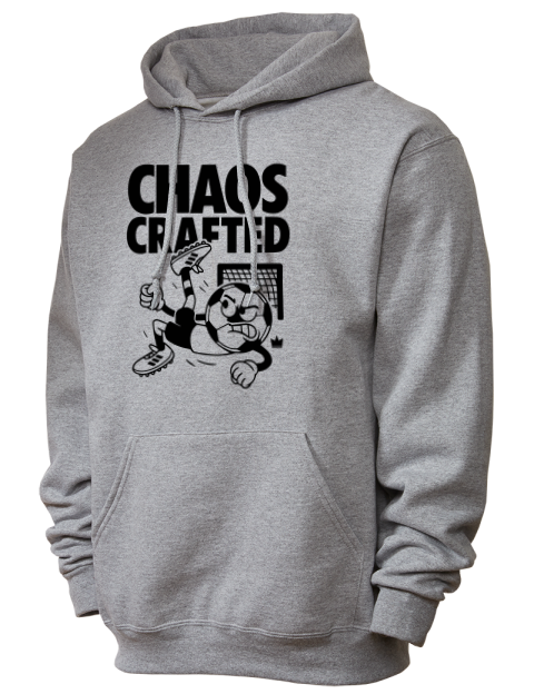 Chaos Crafted Soccer Unisex Hooded Sweatshirt | Swagsta