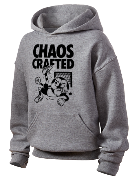 Chaos Crafted Soccer Youth Hooded Sweatshirt | Swagsta