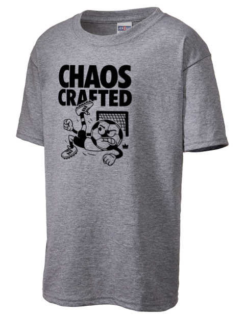 Chaos Crafted Soccer Youth T-Shirt | Swagsta