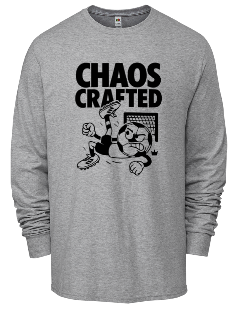 Chaos Crafted Soccer Men's Long-Sleeve T-Shirt | Swagsta